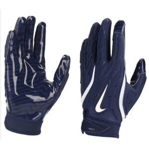 Nike Football Size Youth Large Superbad Gloves Navy White NWT